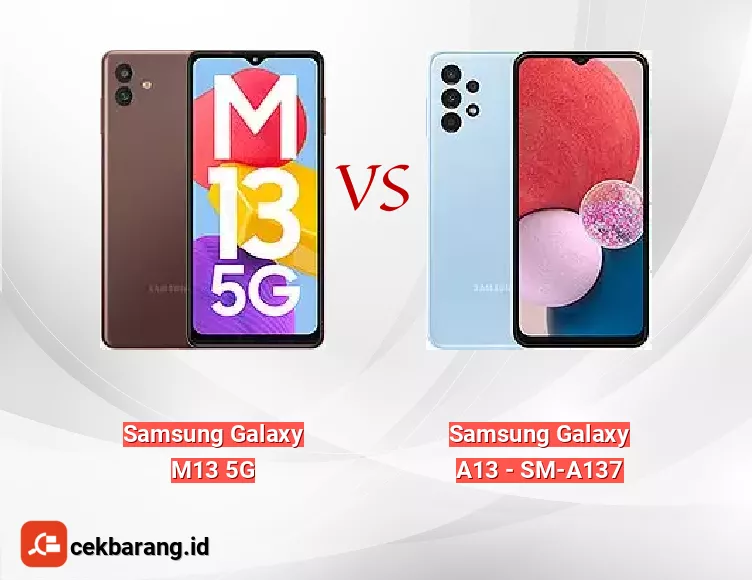 Perbandingan Samsung Galaxy M13 5G dan Samsung Galaxy A13