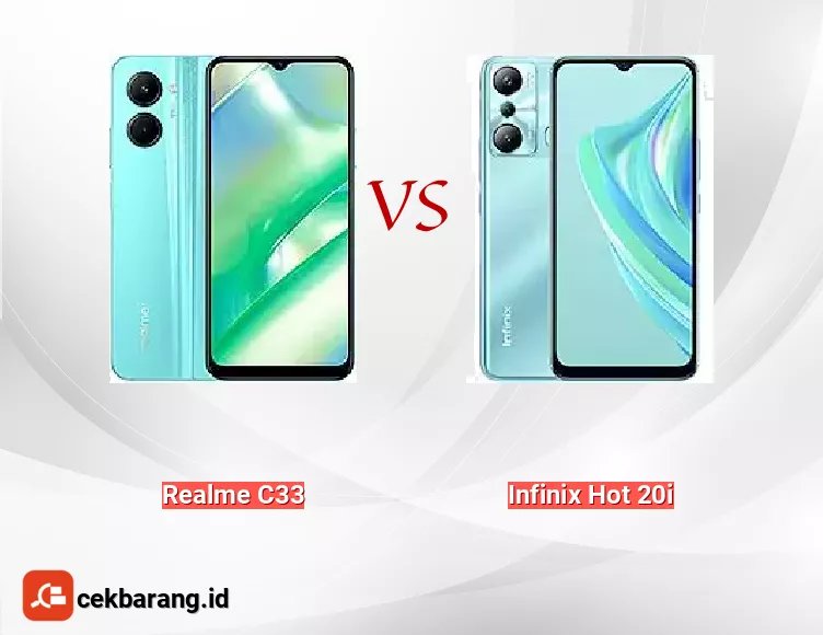 Komparasi Infinix Hot 20i vs Realme C33