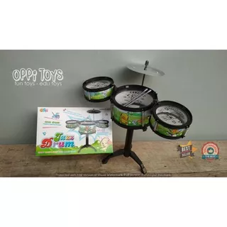 Mainan Drum set anak isi 3 - Jazz Drum set mini - Mainan Drum plastik - Jazz Drum Isi 3 Pcs