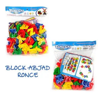 Mainan Edukasi Anak Bongkar Pasang Lego Tali Ronce ABC Alphabet