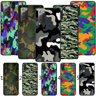 Soft Cover Samsung Galaxy A11 A12 A22 A32 M21 M30s J4 Core A82 A91 Casing FA22 Army camouflage Silicone phone Case