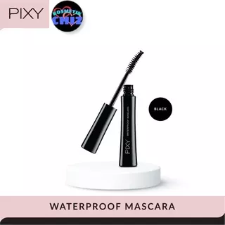 PIXY WATERPROOF MASCARA BLACK 7 ML - MASKARA PELENTIK BULU MATA TAHAN AIR HITAM