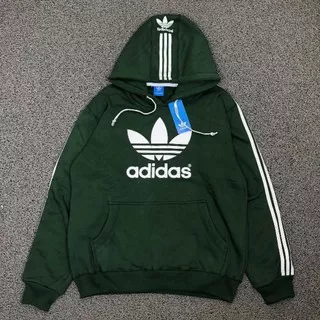 SWEATER HOODIE JAKET ADIDAS LOGO BASIC 3FOIL AUTHENTIC PREMIUM QUALITY