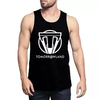 Singlet Pria TOMORROWLAND Kaos Tanpa Lengan /Lekbong Pria /Kaos Dalam Pria/Singlet Dewasa Pria