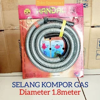 selang kompor gas diameter 1.8Meter untuk kompor gas dan Regulator