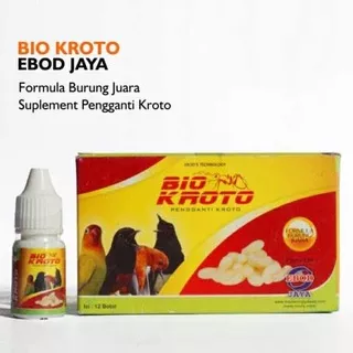 BIO KROTO EBOD JAYA SUPLEMEN VITAMIN BURUNG MENINGKATKAN METABOLISME GACOR RAJIN BUNYI STAMINA SEHAT JUARA