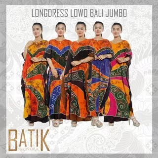 (BISA COD) Daster Jumbo Bali Busui Batik Cap Longdress Lowo/Kelelawar/Kalong/Kaftan/Twill