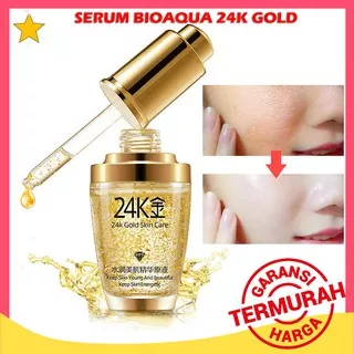 Serum Wajah BIOAQUA 24K Gold Face Serum wajah emas alami / Serum Gold Bioaqua [COD]