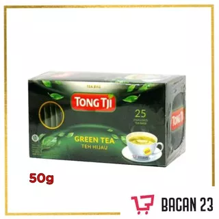 Tong Tji Green Tea (25bags x 50gr) / Teh Hijau Celup / Teh Hijau Seduh / Bacan 23 - Bacan23