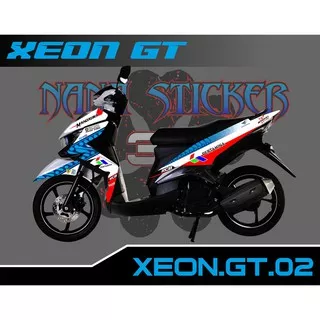 Striping XEON GT 125 PERTAMINA - Stiker XEON GT List Variasi Motor STICKER XEON GT CODE 02