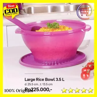 Supplier Tupperware Tuperware Taperware Large Rice Bowl 3.5L 1pc