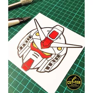 cutting sticker RX-78 Gundam head