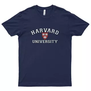 Kaos Distro Premium Lengan Pendek Harvard University T-Shirt