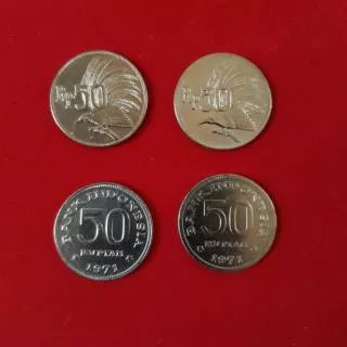 Uang logam 50 rupiah cenderawasih