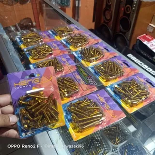 baut probolt bak mesin NINJA R atau RR Heng Thailand