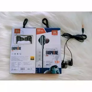 MM - HANDSFREE HEADSET T07 STEREO EARPHONE HEADPHONE T-07