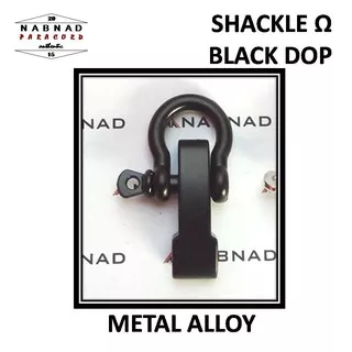 Shackle sakel omega type O pengait gelang paracord material metal alloy shackle NABNAD