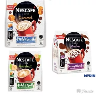Nescafe Latte mocha caramel Hazelnut  Coffee Nescafe Latte Malaysia Kopi nescafe Latte