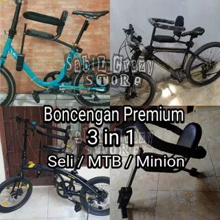 Boncengan Seli Premium / Boncengan MTB Boncengan depan anak sepeda lipat Boncengan Sepeda Lipat