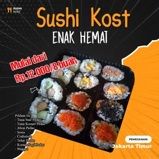 Sushi Tuna Nugget Kornet Sosis Crab SushiKost Halal