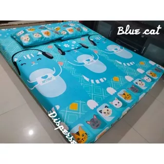 Sprei anak motif kartun frozen tayo hello kitty sponge bob