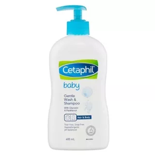 Cetaphil gentle wash & shampoo with glycerin & panthenol 400ml