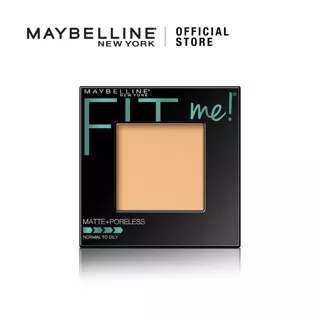 Maybelline Fit Me Matte + Poreless Powder Foundation Make Up - 130 Buff Beige (Matte Foundation)