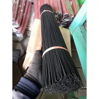 Jeruji Sangkar Hitam 3mm Panjang 60cm 1 ikat Jeruji Kandang Ruji Sangkar Bambu Murah Berkualitas