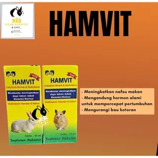 Vitamin Hamster & Kelinci HAMVIT 10ml