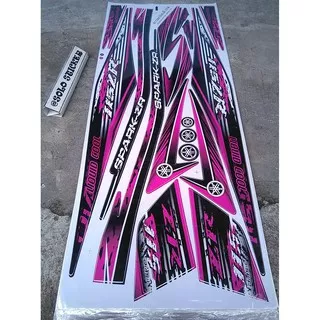 Aksesoris Striping Sticker Lis Variasi Motor Yamaha Jupiter Z New-Jupiter Z1 Spark 115 Zr -5