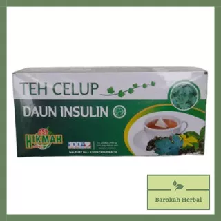 Teh Celup Daun Insulin Hikmah isi 20 - Obat Diabetes - Teh Daun Insulin - Teh Herbal - Daun Insulin