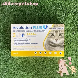 Revolution Plus Kucing 1.4 - 2.3 Kg / Revolution Plus Cat / Obat Kutu Kucing
