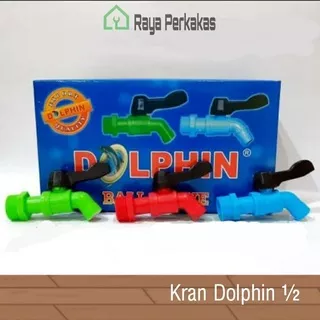 Kran Dolphin 1/2 3/4 inchi ,Kran Air PVC Kran Taman Mirip Amico Murah