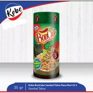 Kobe bon cabe sambal tabur rasa Nori level 3 botol 35 gram