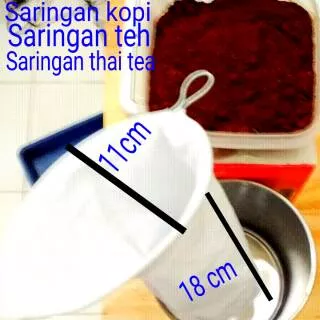 Saringan kopi - saringan teh tarik - saringan kain - saringan thai tea berbahan kain tebal Thailand