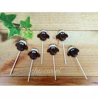 Cho Cweet Coklat Shaun The Sheep Lollipop Bentuk Domba