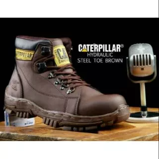 TOP TERLARIS sepatu Safety Boots pria original murah sepatu Caterpillar hydrulic Ori murah