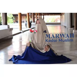 MARWAH Original Kedai Muslim Collection / gamis wolfis premium exclusive / gamis umbrella syari