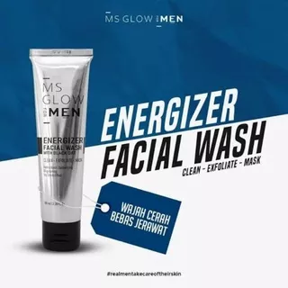 Facial Wash MS Glow Men / Facial wash Men / Sabun wajah pria / Ms glow Men / Facial wash ms glow / For Men / Facial wash For Men / Cuci Wajah Men / Pembersih Wajah pria / Facial wash pria / Facial wash Laki laki / MS GLOW