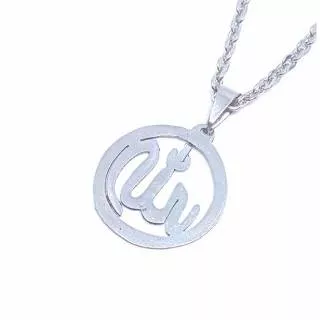 Kalung Lafadz Allah Stainless ANTI KARAT SELAMANYA KT65