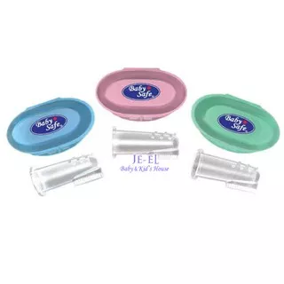 Baby Safe Silicone Finger Toothbrush and Gum Massager / Sikat Gigi Bayi Silikon Baby Safe