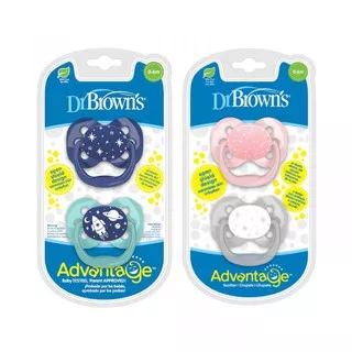 empeng Dr Browns Advantage Pacifier 0-6 bulan Empeng Bayi dot newborn empeng newborn kompeng anak