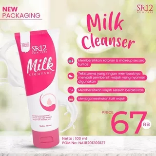 MILK CLEANSER SR12 / CLEANSING MILK SR12 / SUSU PEMBERSIH / PEMBERSIH WAJAH / PEMBERSIH MUKA