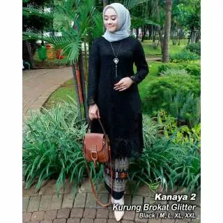 Tunik brokat/kebaya brokat tunik/baju kurung brokat/kebaya wisuda/seragam pernikahan