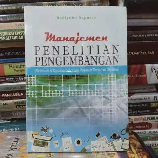 Buku Original: Manajemen Penelitian Pengembangan ( MANAJEMEN PENELITIAN PENGEMBANGAN )