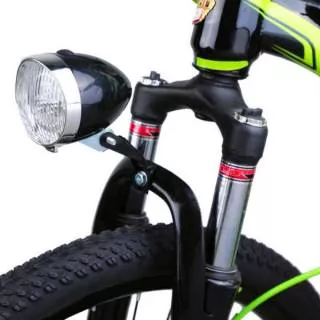 Lampu Depan Lampu Sorot Senter Bulat Sepeda Ontel Roadbike Touring Federal MTB Model Retro Classic Lampu Sepeda Gunung MTB Universal 3 LED Lampu Antik Bike