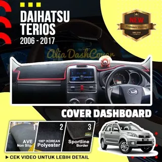 COVER DASHBOARD TERIOS LAMA DASHBOARD MURAH AKSESORIS MOBIL 2006-2010 2011 2012 2013 2014 2015 2016