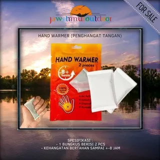 Hand Warmer Heat Pack Penghangat Suhu Tubuh Tangan Kaki Isi 2 Pcs Camping Hiking Gaming Hipotermia