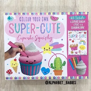 Colour Your Own Super Cute Cupcake Squishy Activity