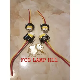 soket fog lamp ceramic soket lampu h11 keramik